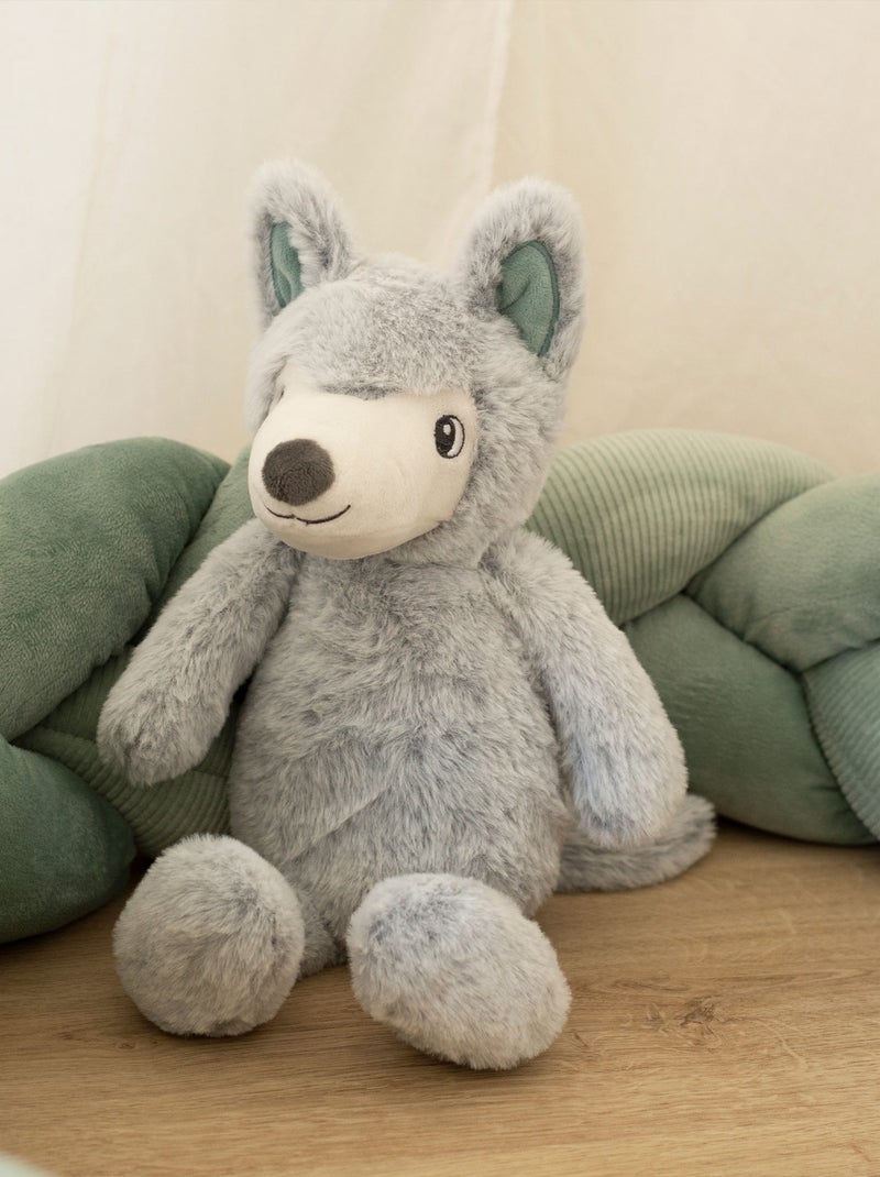 Peluche Musicale Bébé Gris - Kiabi