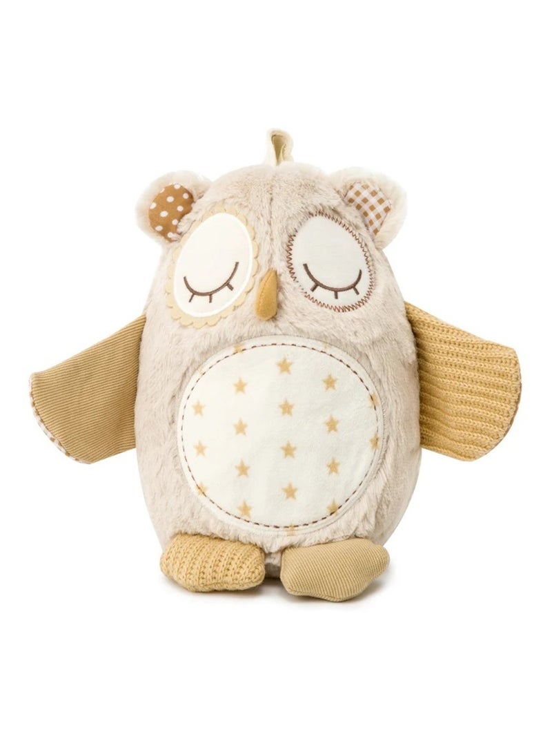 Peluche musicale Chouette Beige - Kiabi