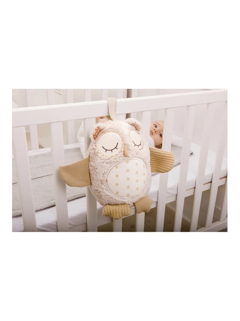 Peluche musicale Chouette Beige - Kiabi