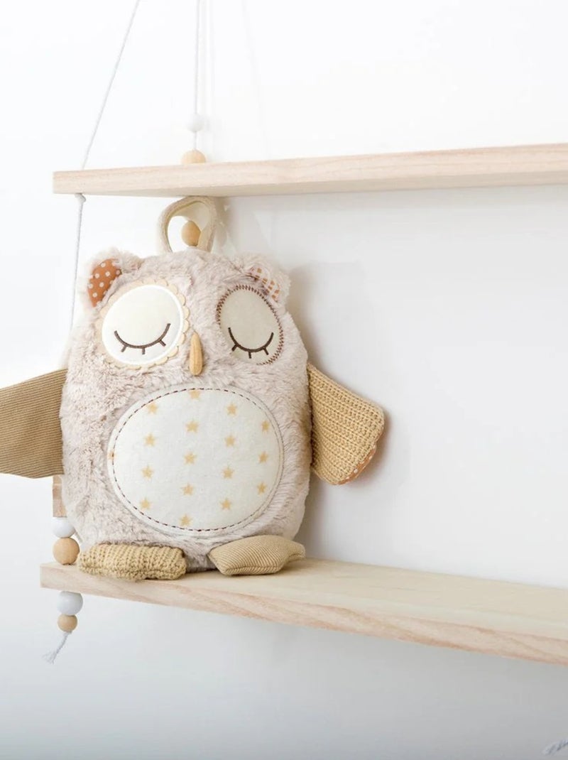 Peluche musicale Chouette Beige - Kiabi