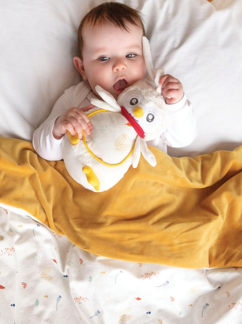 Peluche Musicale Chouette Blanc - Kiabi