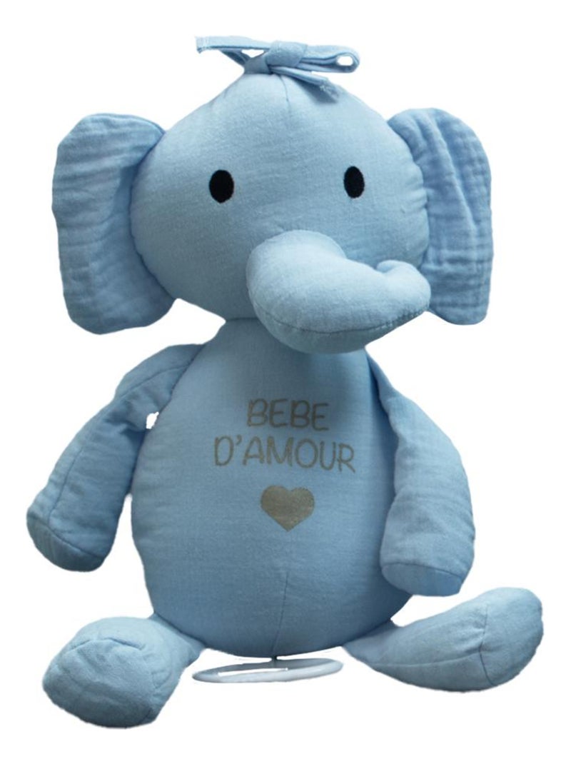 Peluche musicale  "DODO" LES CHATOUNETS Bleu - Kiabi