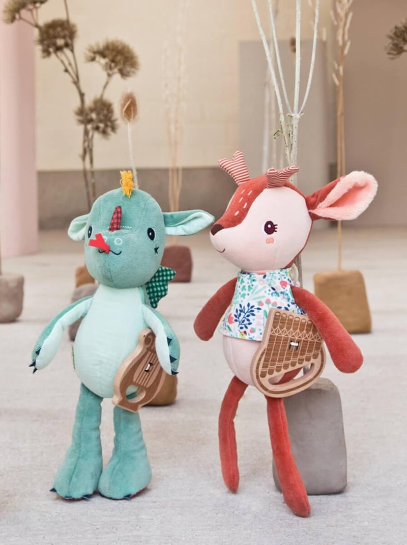 Peluche musicale eco Joe (32 cm) Vert - Kiabi