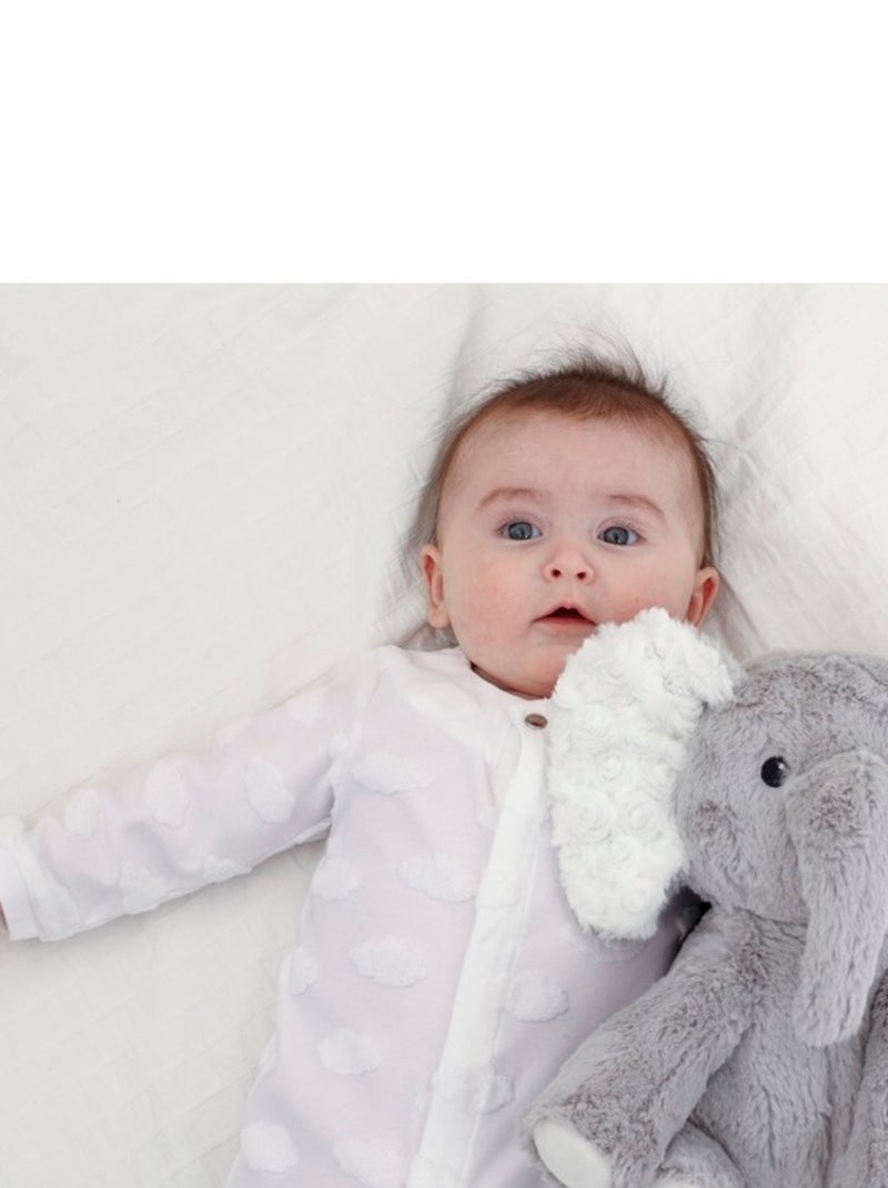 Peluche musicale Elliot l'éléphant Gris - Kiabi