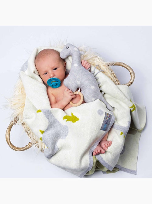 Peluche musicale en tricot de coton, DINO SEVIRA KIDS - Kiabi