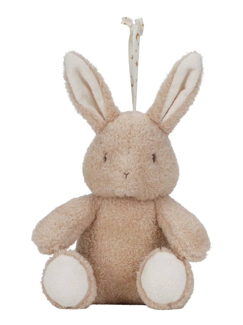 Peluche musicale et lumineuse Lapin Marron - Kiabi