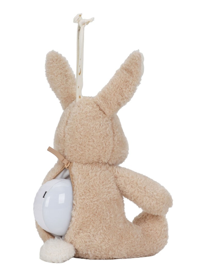 Peluche musicale et lumineuse Lapin Marron - Kiabi