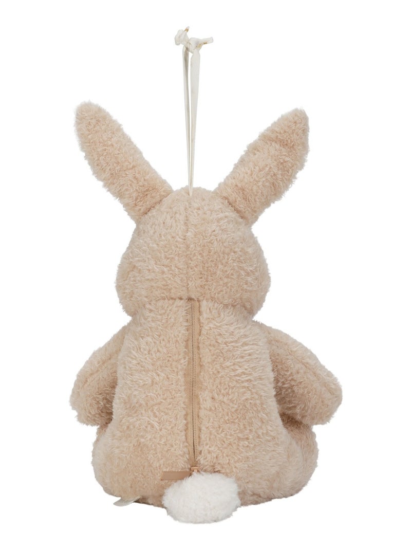Peluche musicale et lumineuse Lapin Marron - Kiabi
