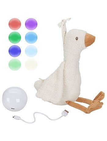 Peluche musicale et lumineuse Oie