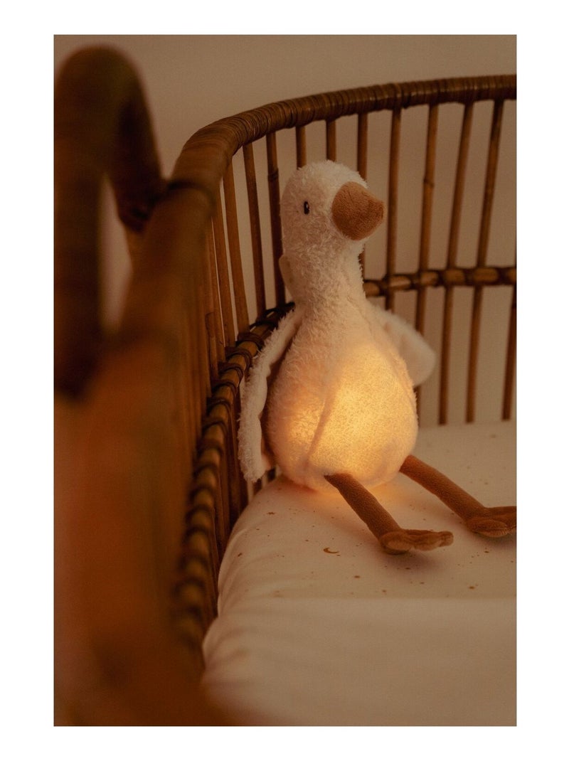 Peluche musicale et lumineuse Oie Beige - Kiabi