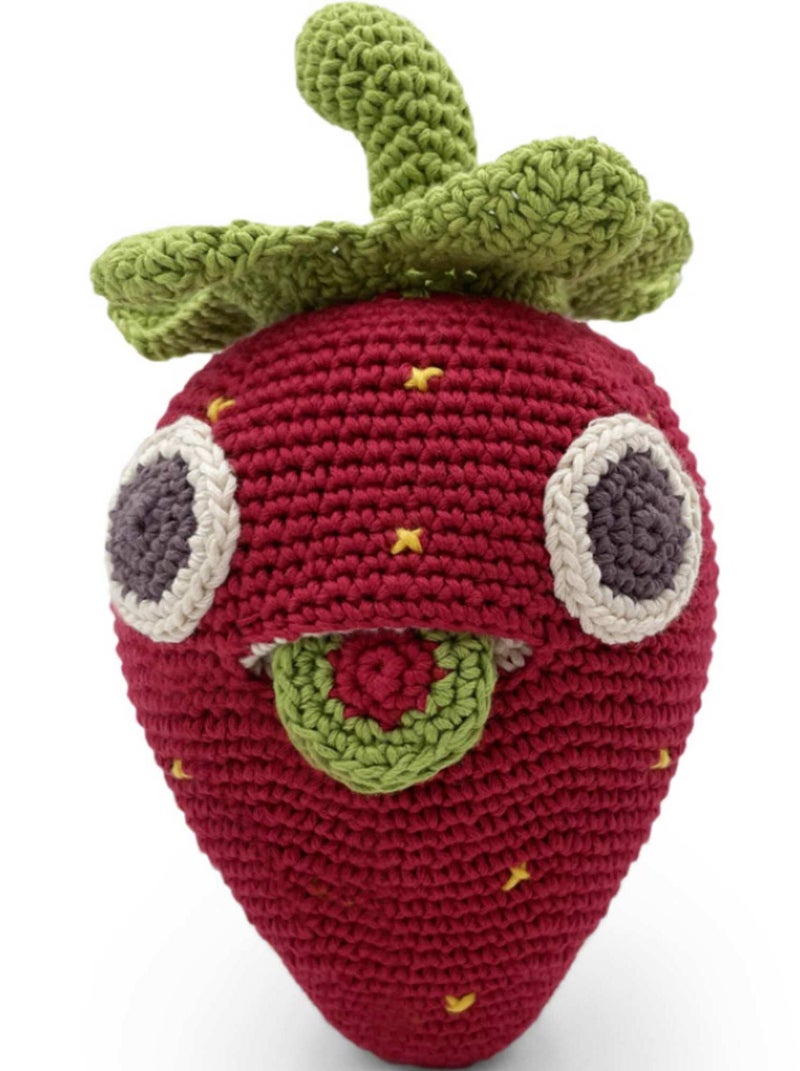 Peluche musicale Georges la fraise Rouge - Kiabi