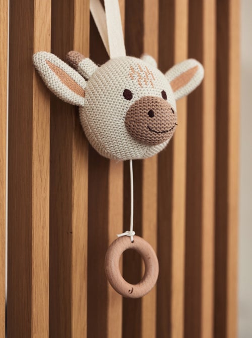 Peluche musicale Girafe en Coton Jollein - Kiabi