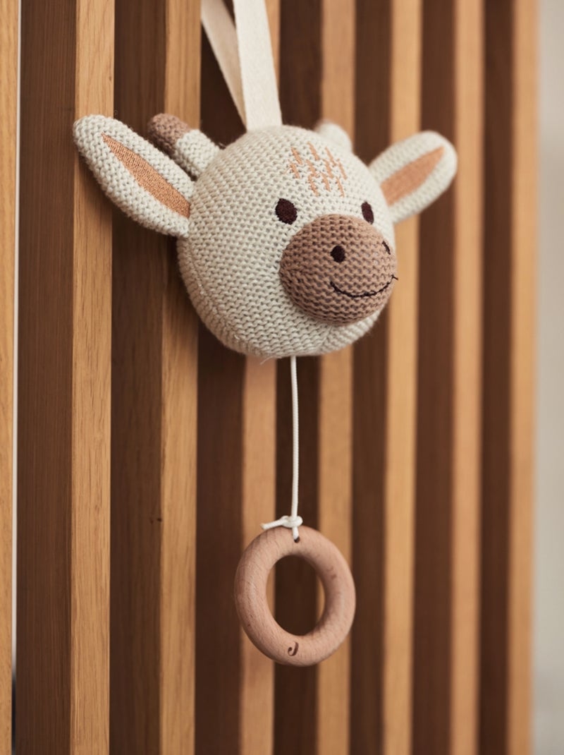 Peluche musicale Girafe en Coton Jollein Multicolore - Kiabi