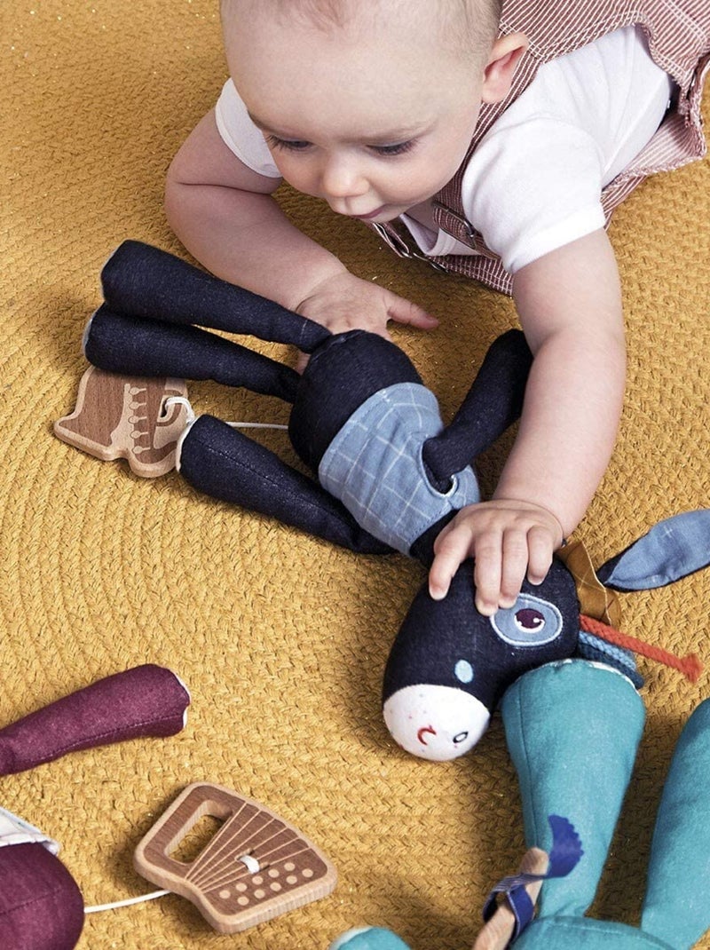 Peluche musicale Ignace Bleu - Kiabi