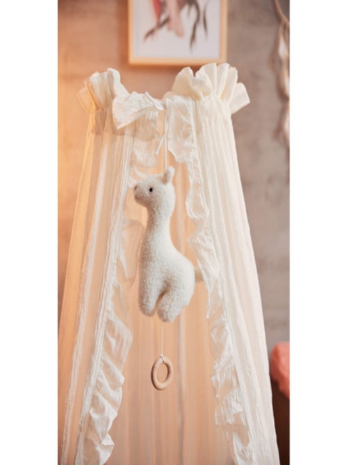 Peluche Musicale Lama Off-White Jollein - Kiabi Peluche Musicale Lama Off-White Jollein - Kiabi
