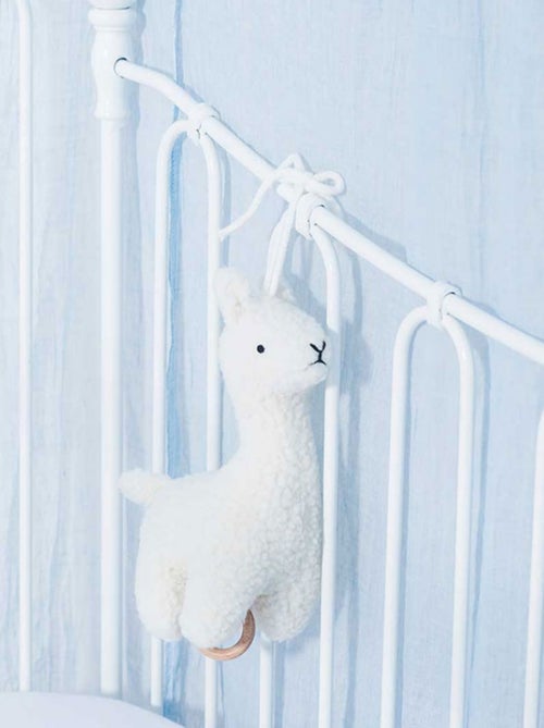 Peluche Musicale Lama Off-White Jollein - Kiabi Peluche Musicale Lama Off-White Jollein - Kiabi