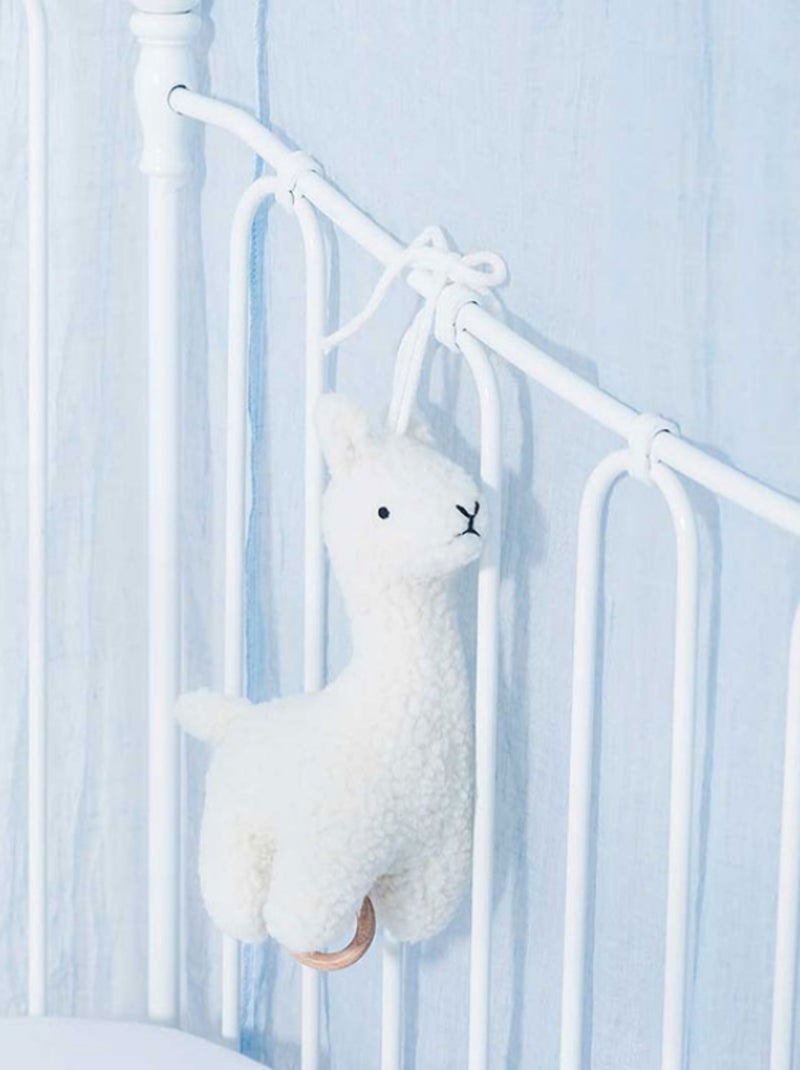 Peluche Musicale Lama Off-White Jollein Beige - Kiabi