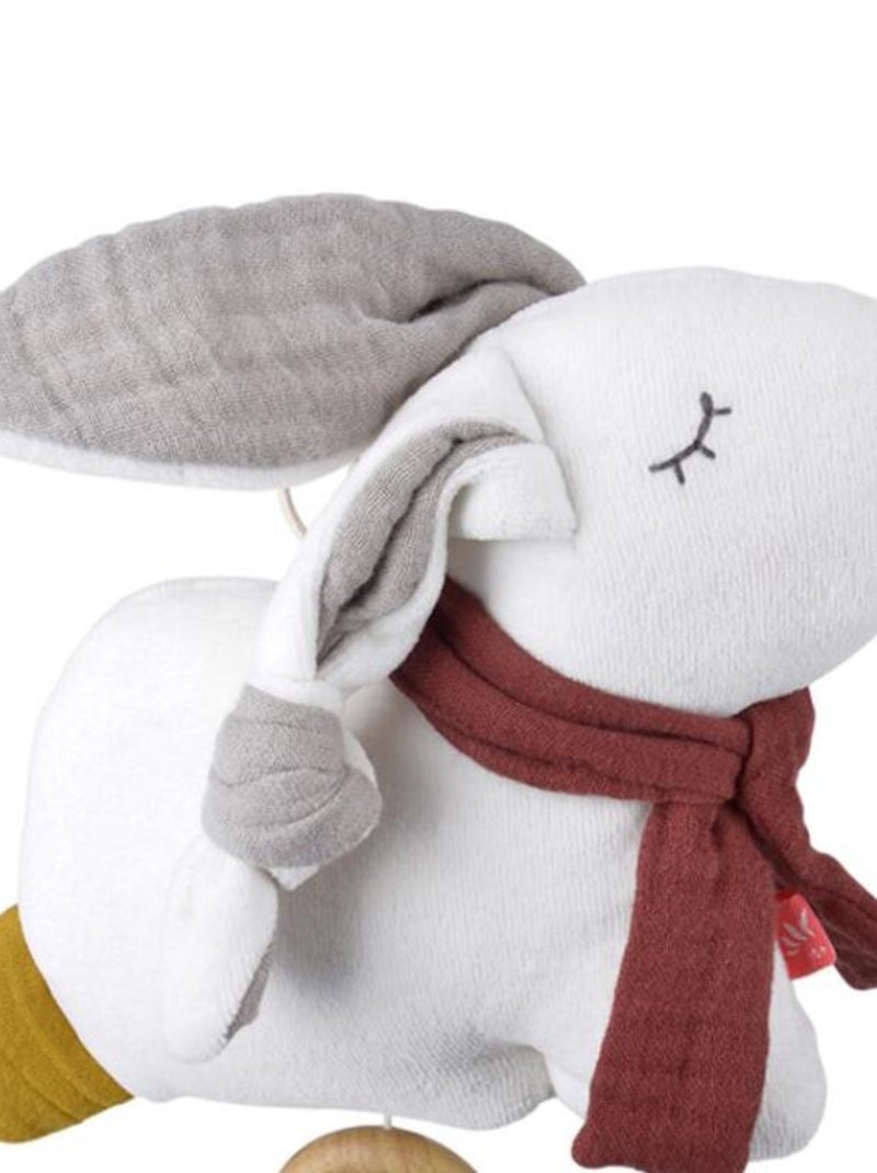 Peluche musicale Lapin blanc Blanc - Kiabi