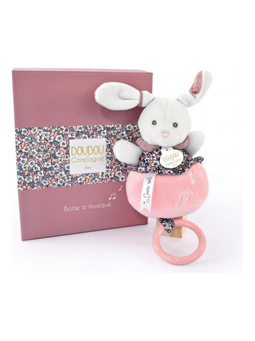 Peluche musicale Lapin Boh'aime (20 cm) - Kiabi