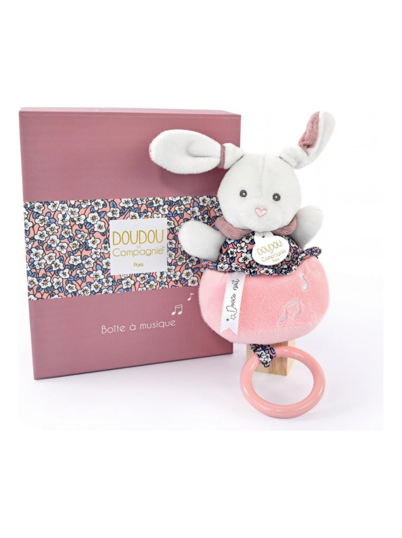 Peluche musicale Lapin Boh'aime (20 cm) Rose - Kiabi