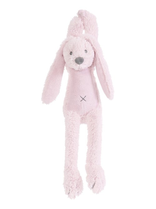 Peluche musicale Lapin Richie rose pâle - Kiabi