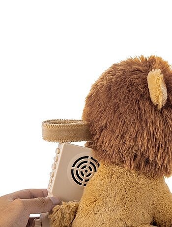 Peluche musicale Louis le lion