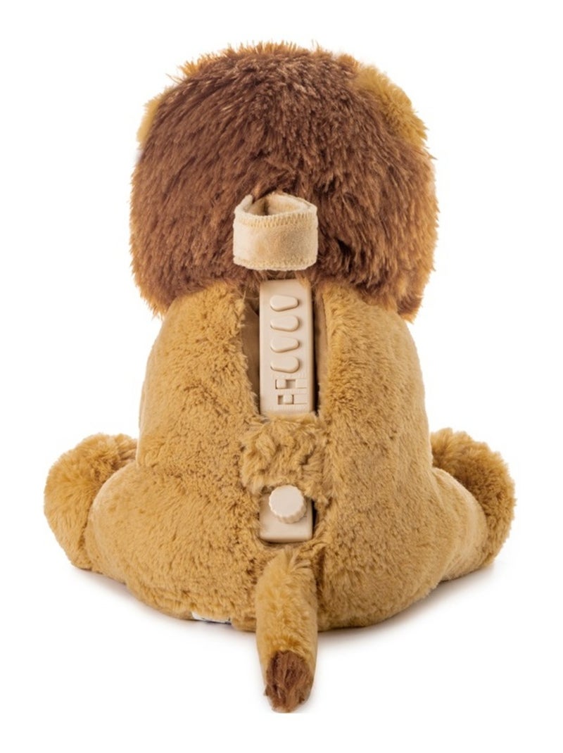 Peluche musicale Louis le lion Marron - Kiabi