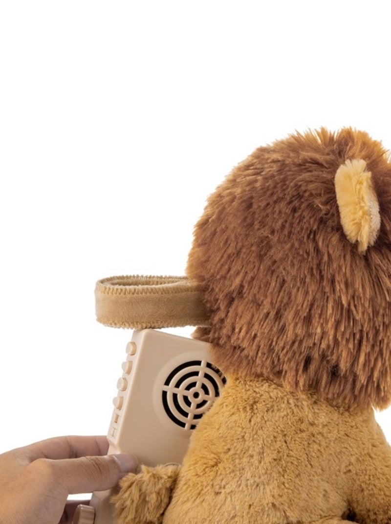 Peluche musicale Louis le lion Marron - Kiabi