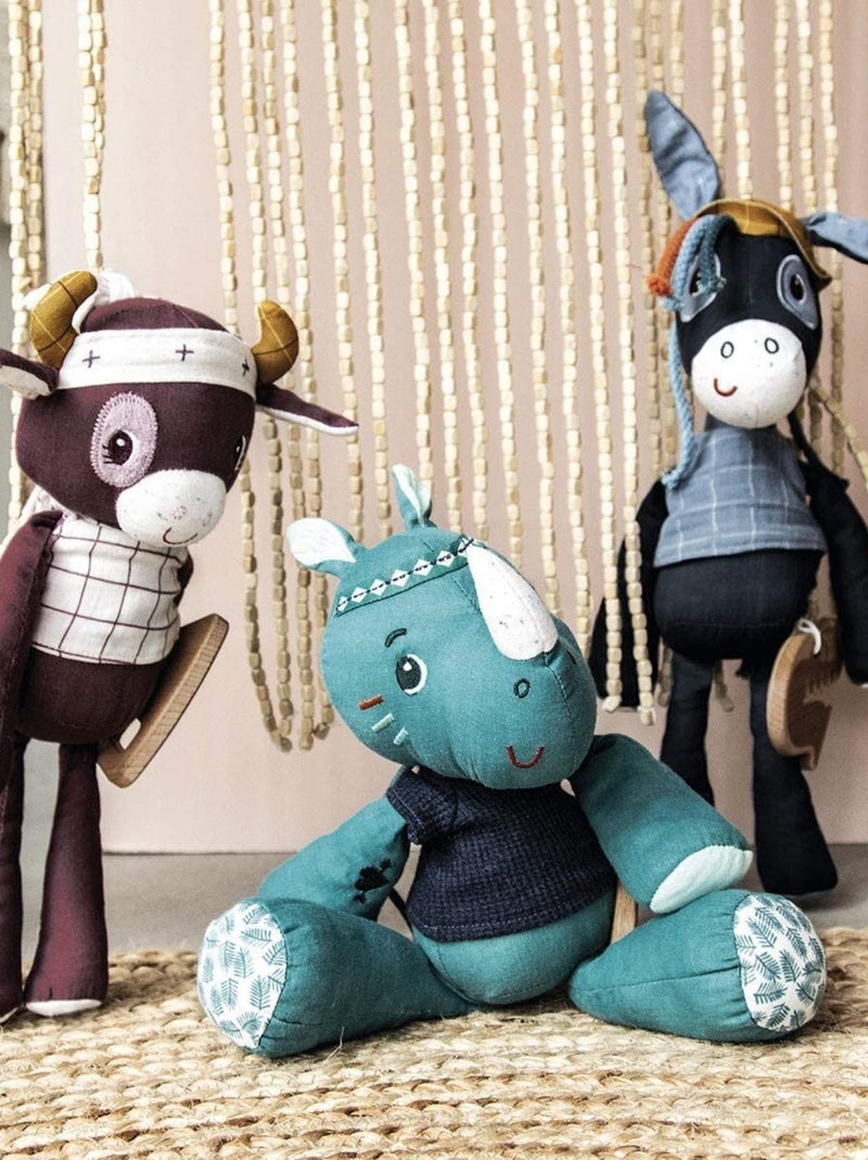 Peluche musicale Marius Bleu - Kiabi