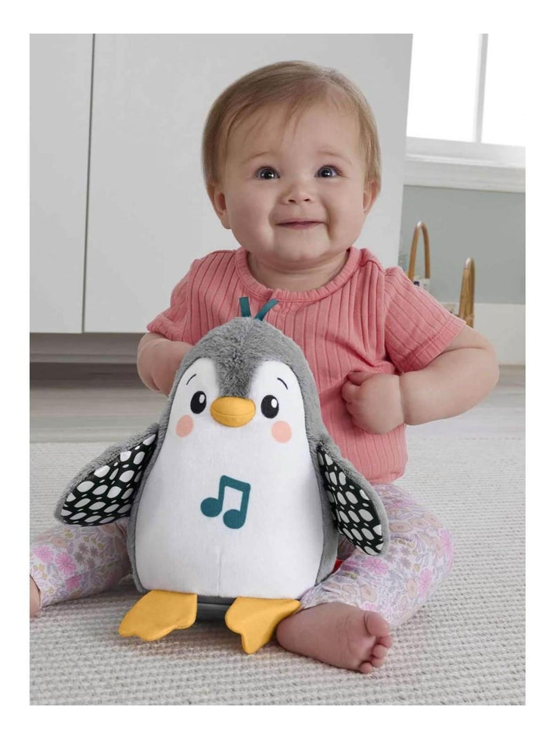 Peluche musicale Mon Pingouin D'Eveil Multicolore - Kiabi