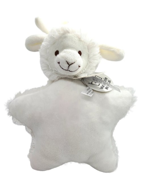 Peluche musicale Mouton blanc 19cm - Kiabi