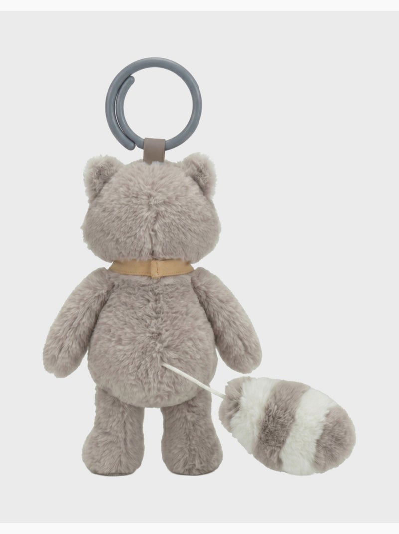 Peluche musicale nomade raton laveur raku 20cm noukie's Beige - Kiabi