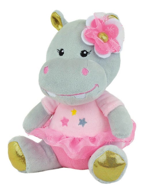 Peluche Musicale Opéra Un Hippopotame Avec Une Robe Rose - 18 cm - Kiabi