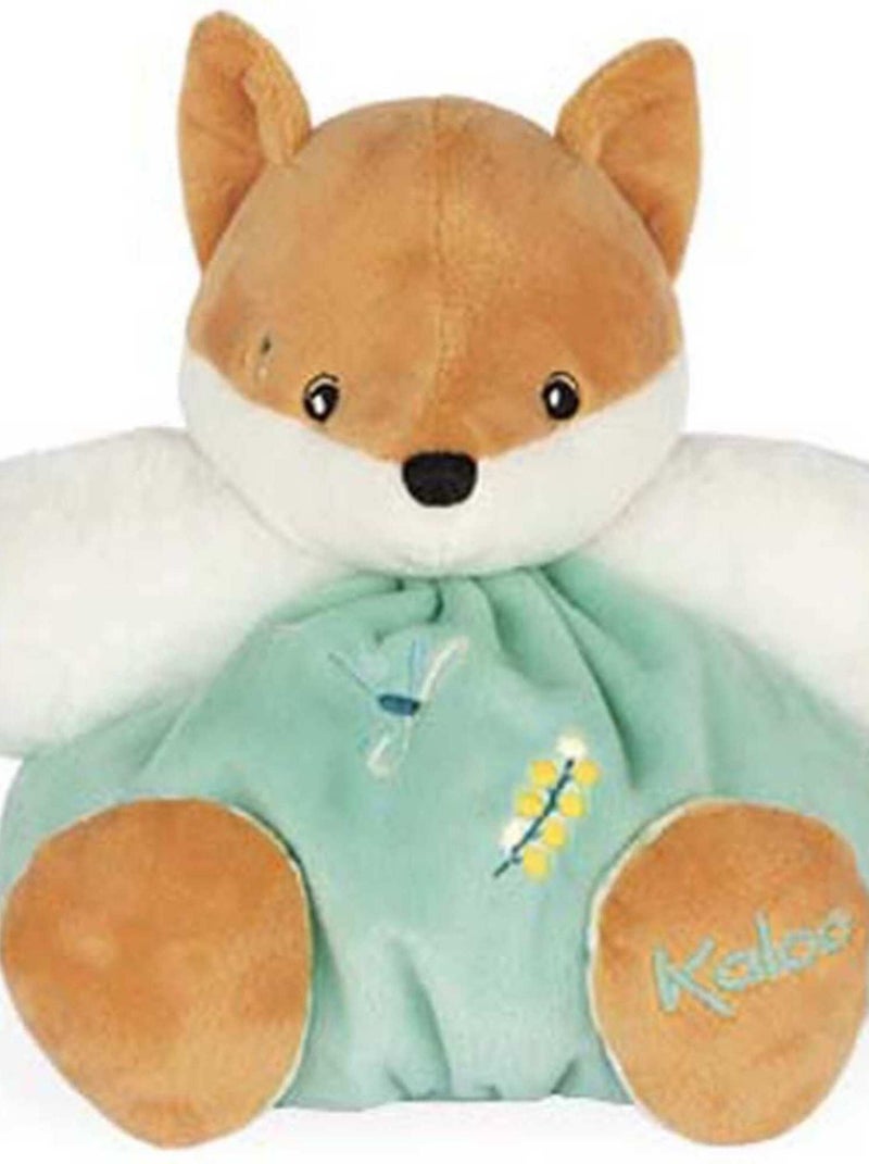 Peluche musicale patapouf renard Léonard Les Fripons Vert d'eau - Kiabi