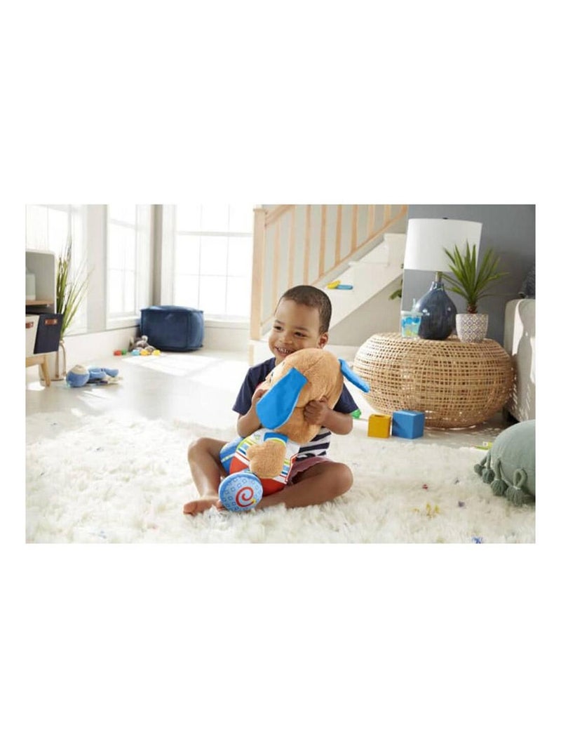 Peluche musicale : Puppy Eveil Progressif Geant Multicolore - Kiabi