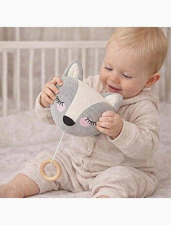 Peluche musicale Renard en coton SEVIRA KIDS