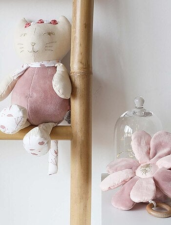 Peluche Musicale Rose Et Lili (26 Cm)