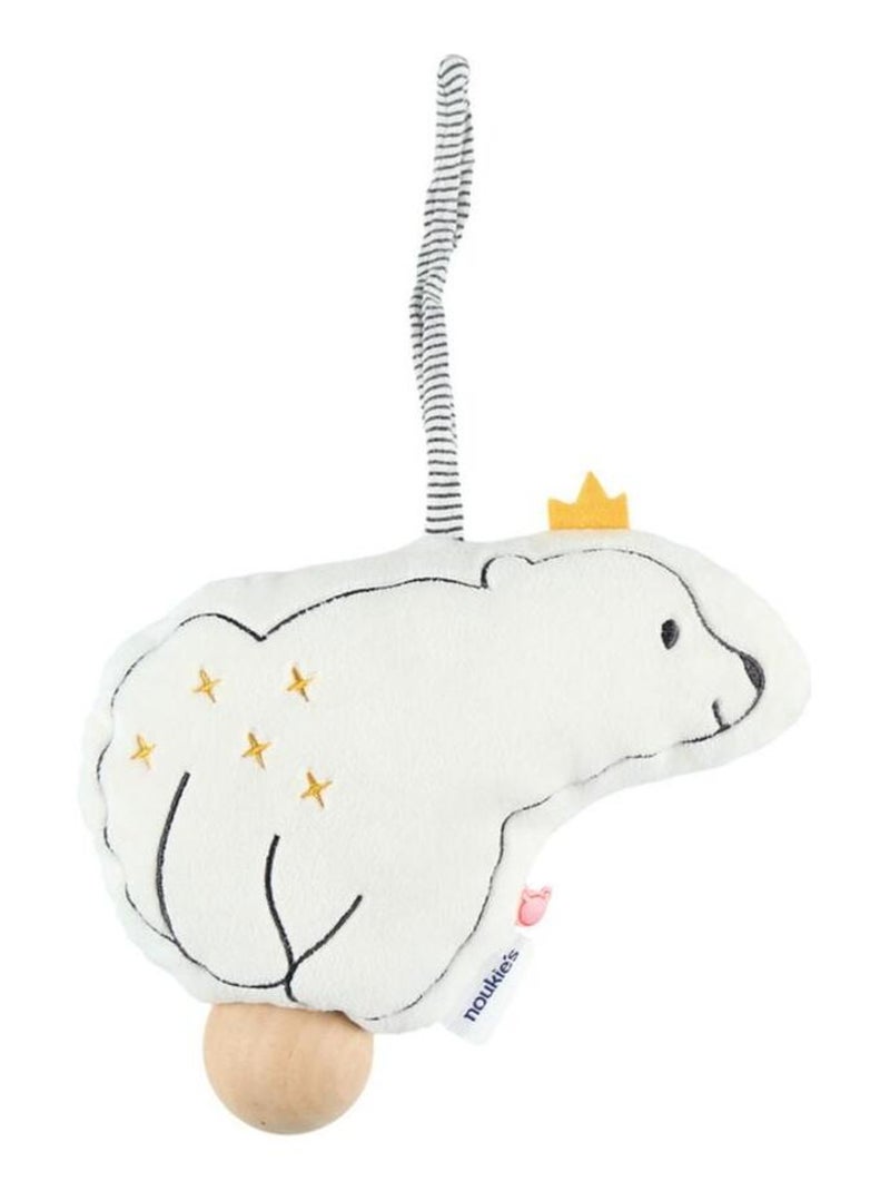 Peluche musicale Sam Blanc - Kiabi