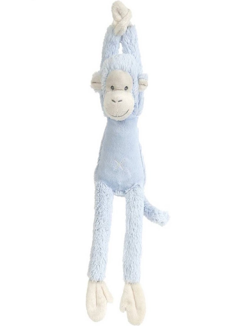 Peluche musicale singe bleu Bleu - Kiabi