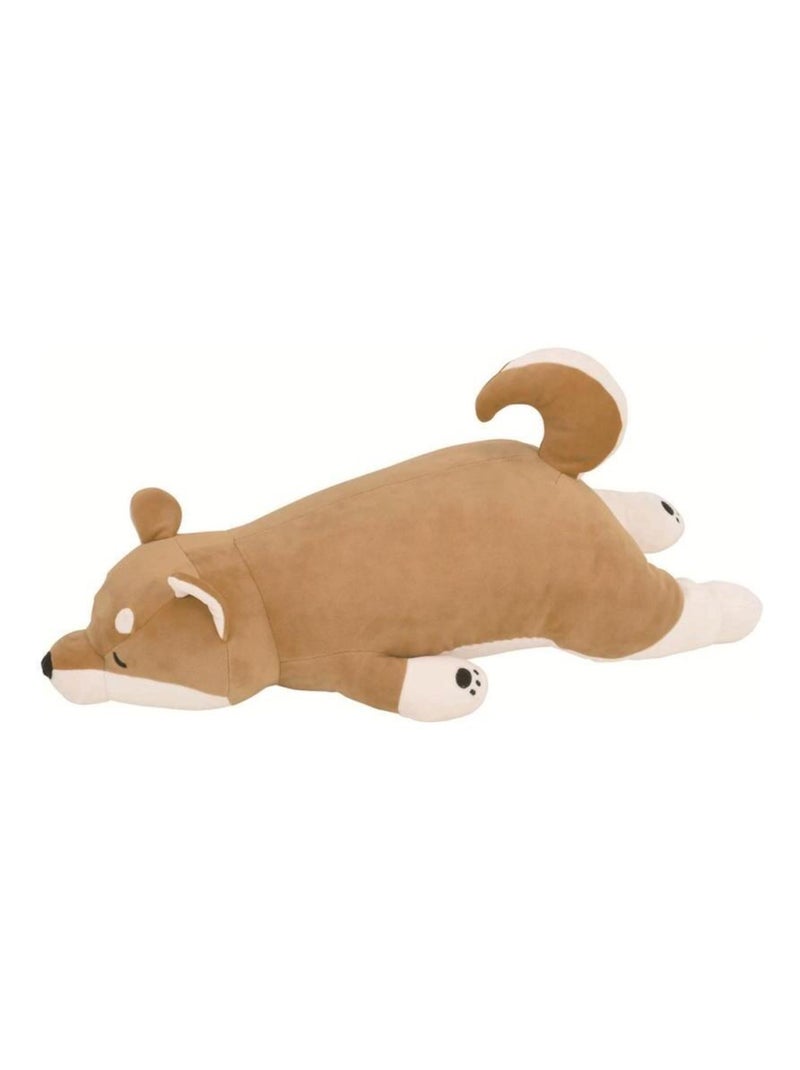 Peluche nemu nemu - KOTAROU - Le Chien Shiba - Taille L - 52 cm Beige - Kiabi