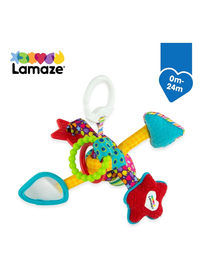 Peluche nœud surprise à clip pour landau et poussette Multicolore - Kiabi