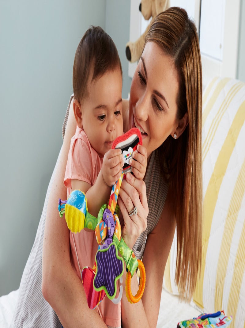 Peluche nœud surprise à clip pour landau et poussette Multicolore - Kiabi
