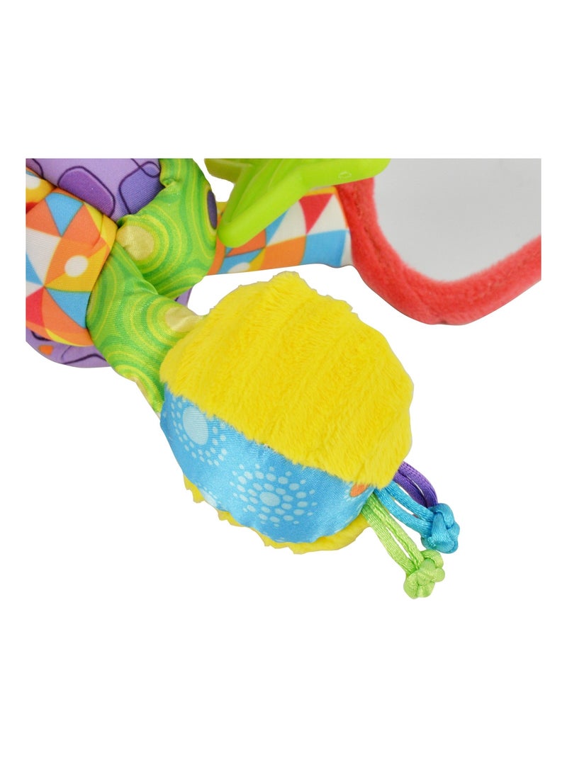 Peluche nœud surprise à clip pour landau et poussette Multicolore - Kiabi