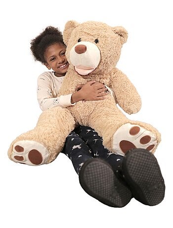 Peluche Nounours Géant 100 cm - Doux et Moelleux - Câlins Réconfortants - Bananair