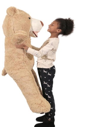 Peluche Nounours Géant 130 cm - Doux et Moelleux - Câlins Réconfortants - Bananair