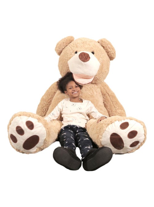 Peluche Nounours Géant 200 cm - Doux et Moelleux - Câlins Réconfortants - Bananair - Kiabi