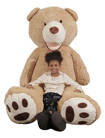 Peluche Nounours Géant 260 cm - Doux et Moelleux - Câlins Réconfortants - Bananair