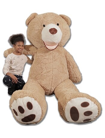 Peluche Nounours Géant 260 cm - Doux et Moelleux - Câlins Réconfortants - Bananair