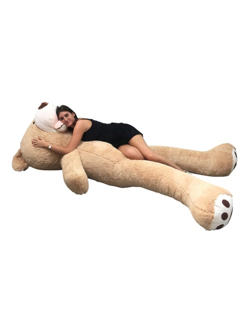 Peluche Nounours Géant 260 cm - Doux et Moelleux - Câlins Réconfortants - Bananair - Kiabi