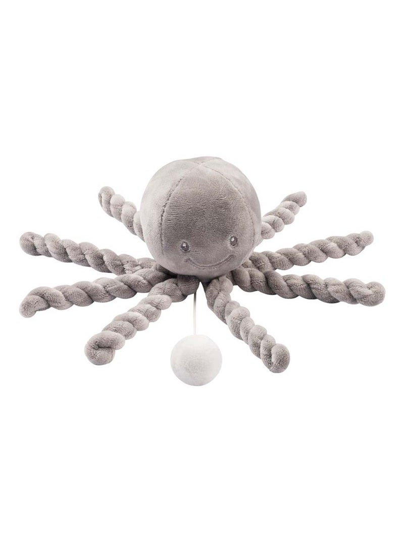 Peluche Octopus Poulpe Musical Gris - Kiabi